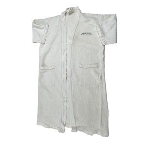 Lifegive Organic Cotton Robe and Belt Hippocrates Health Institue Logo One Size